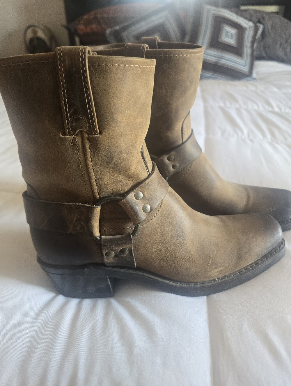 Frye Womens Boots Harness Style - Picture 2 of 5